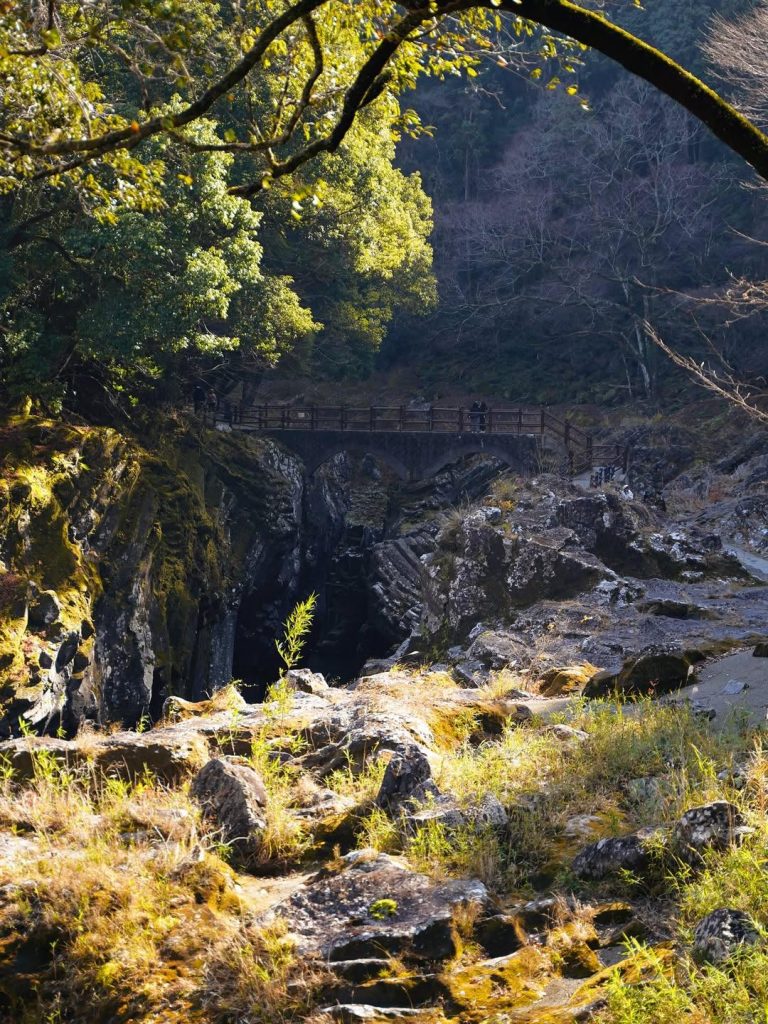 takachiho gorge in winter