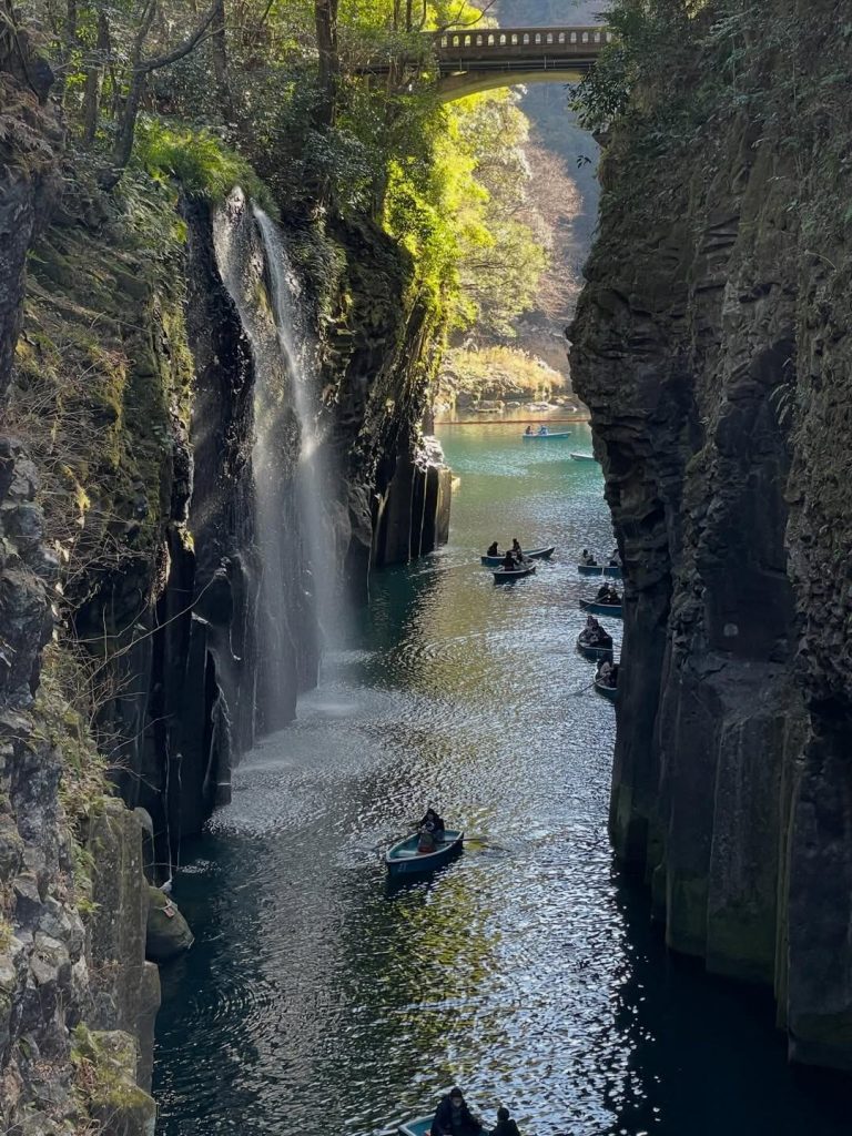 takachiho gorge in winter