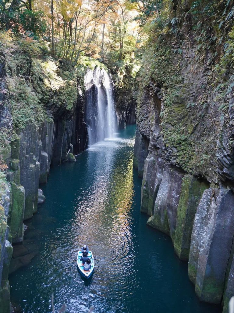 takachiho gorge in winter