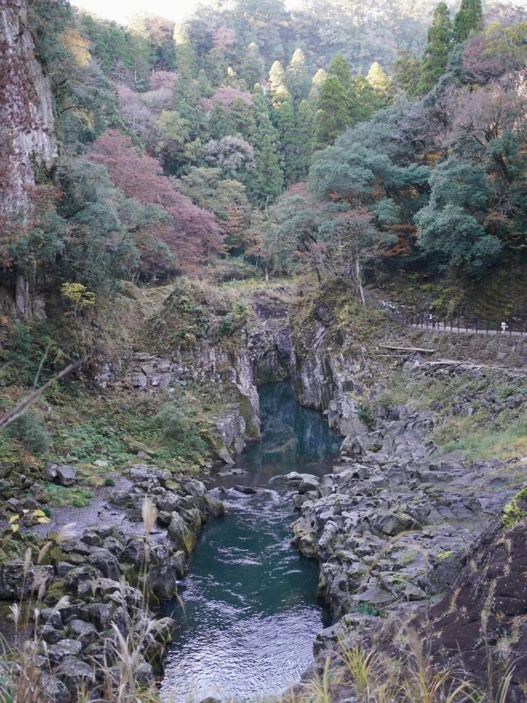 takachiho gorge in winter